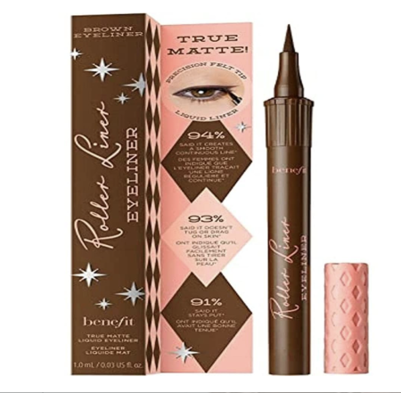  Benefit Cosmetics Roller Liner Waterproof Liquid Eyeliner Brown